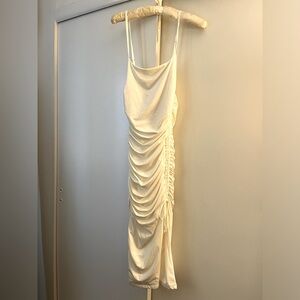 “That’s So Fetch” white stretch dress